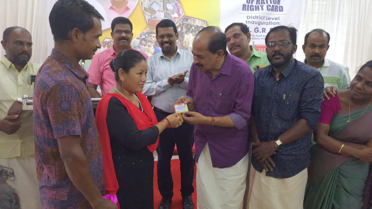Ration Right cards launched in Thiruvananthapuram