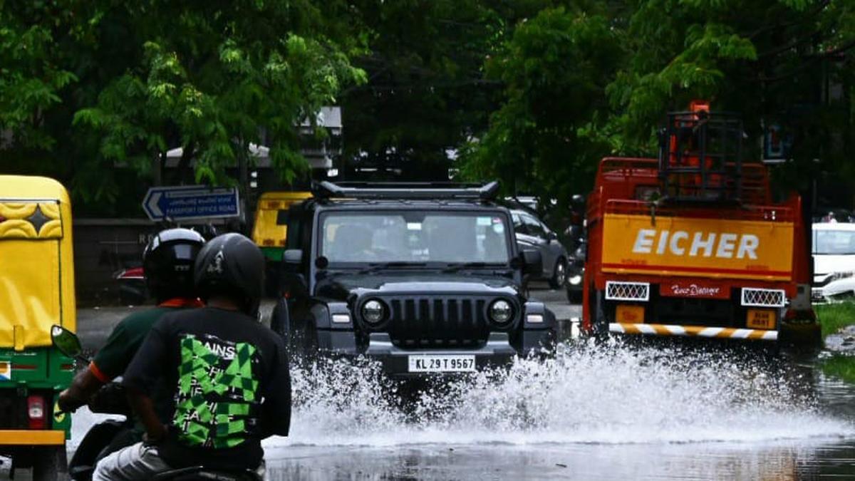 Heavy rain persists in Kerala as low-pressure system intensifies into depression