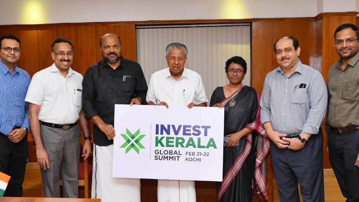 CM unveils logo of Invest Kerala Global Summit 2025