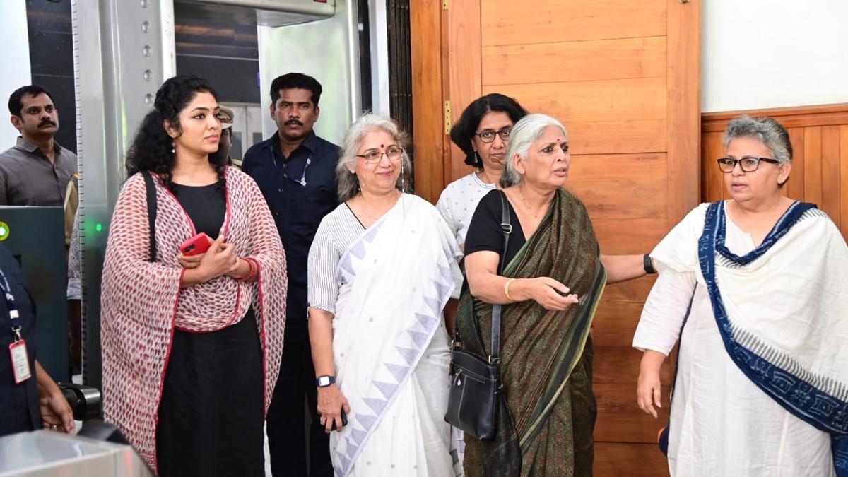 Women in Cinema Collective members meet Kerala CM at Secretariat