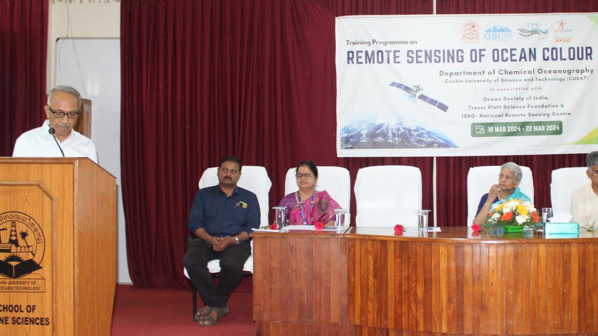 Training programme on ‘Ocean Colour Remote Sensing for Fisheries’ begins at Cusat