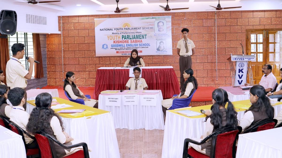 Students hold youth parliament in Malappuram