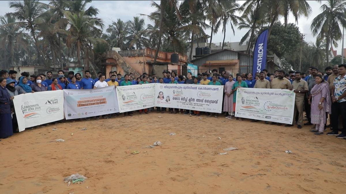 Beach clean-up drive organised in city