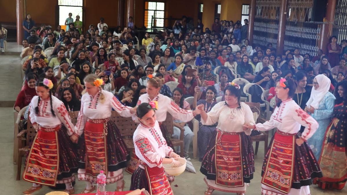 Bulgarian team visits college as part of cultural exchange programme