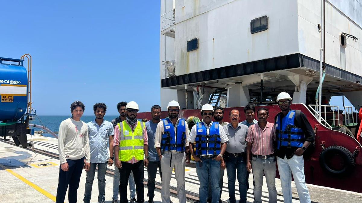 First crew change held at newly-opened Vizhinjam seaport
