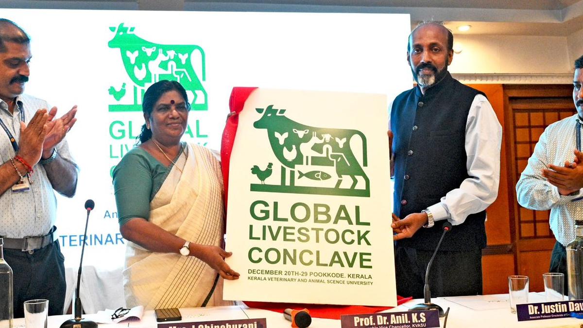 Chinchurani launches logo of Global Livestock Conclave