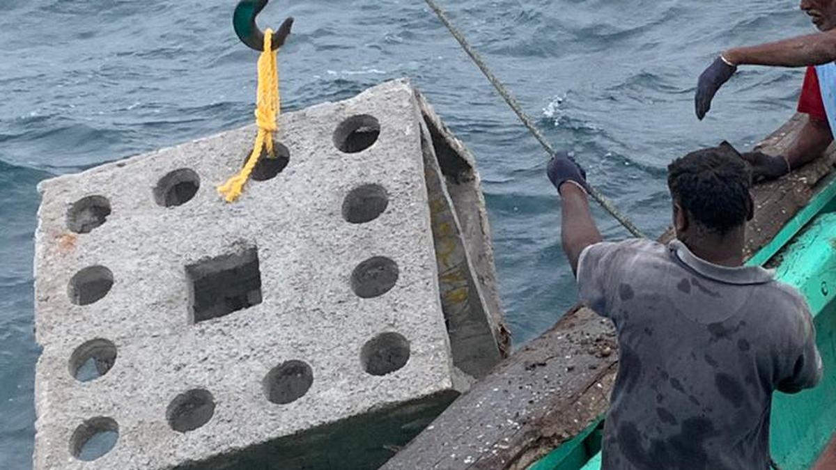 Artificial reefs to be deployed in 3,477 fishing villages in India with CMFRI support 