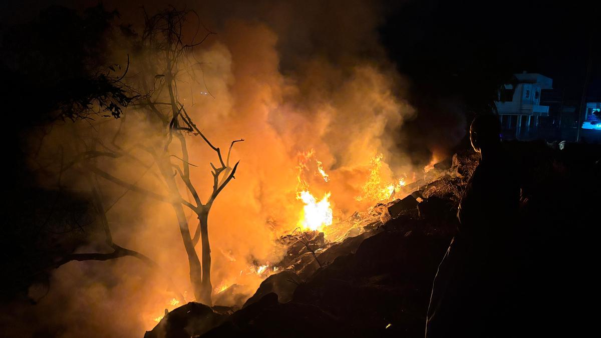 Fibre boats damaged in fire at Chellanam harbour