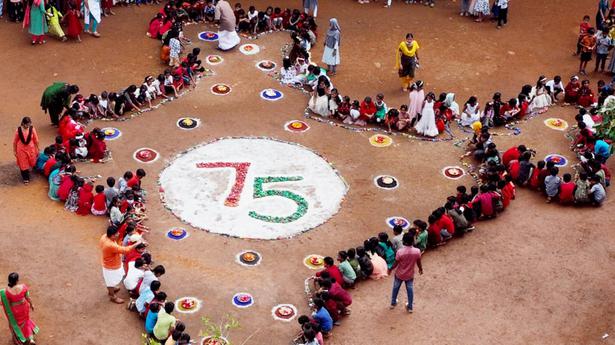 Malappuram school students reassert India’s diversity through installation