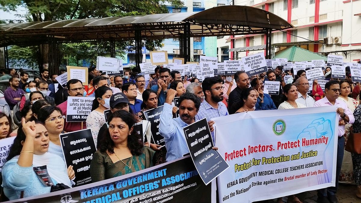 Doctors’ strike in protest against Kolkata doctor’s rape-murder total in Kerala