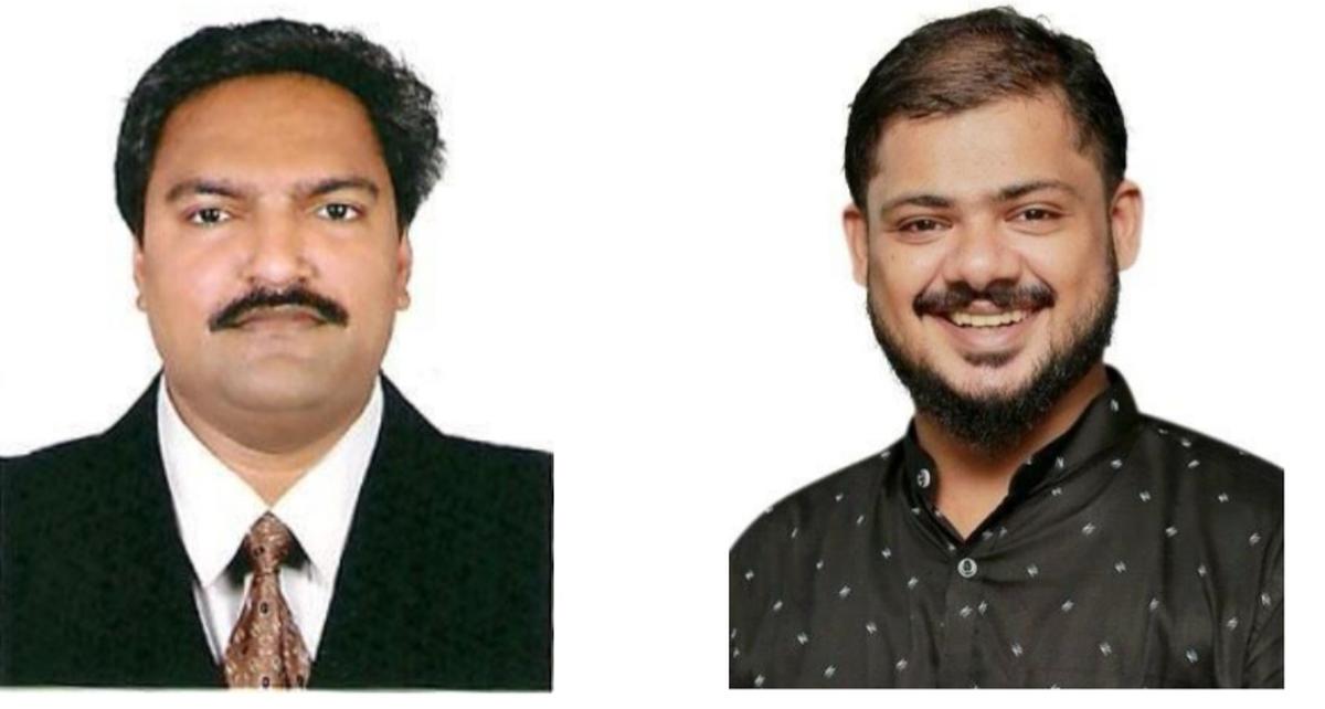 Rajesh V.J. (left) and Asif Iqbal Kakkassery. Rajesh V.J. (left) and Asif Iqbal Kakkassery.