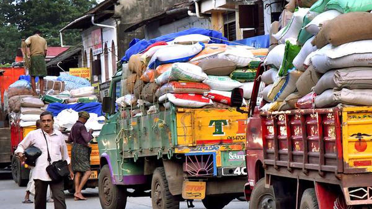 Truckers Strike Hits Trade The Hindu 