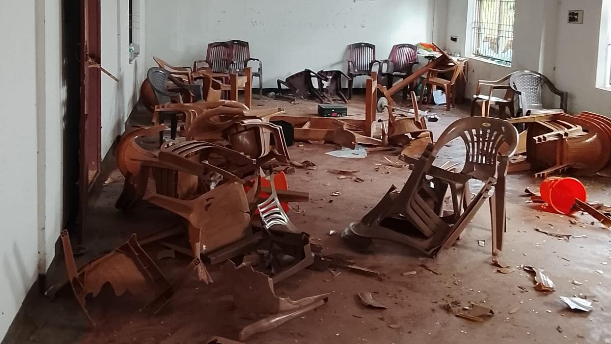 Kerala elections: Congress office vandalised in Kannur; party alleges CPI(M) role amid tensions after poll-day stabbing