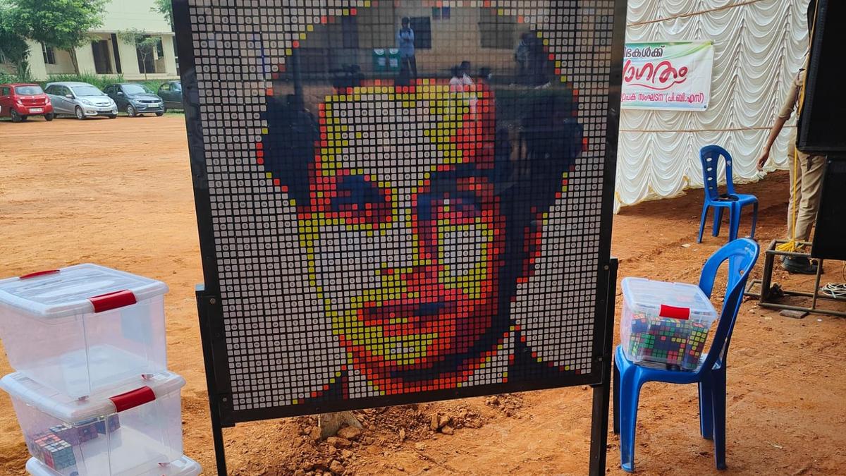 A salute to J.C. Daniel, in Rubik’s Cubes