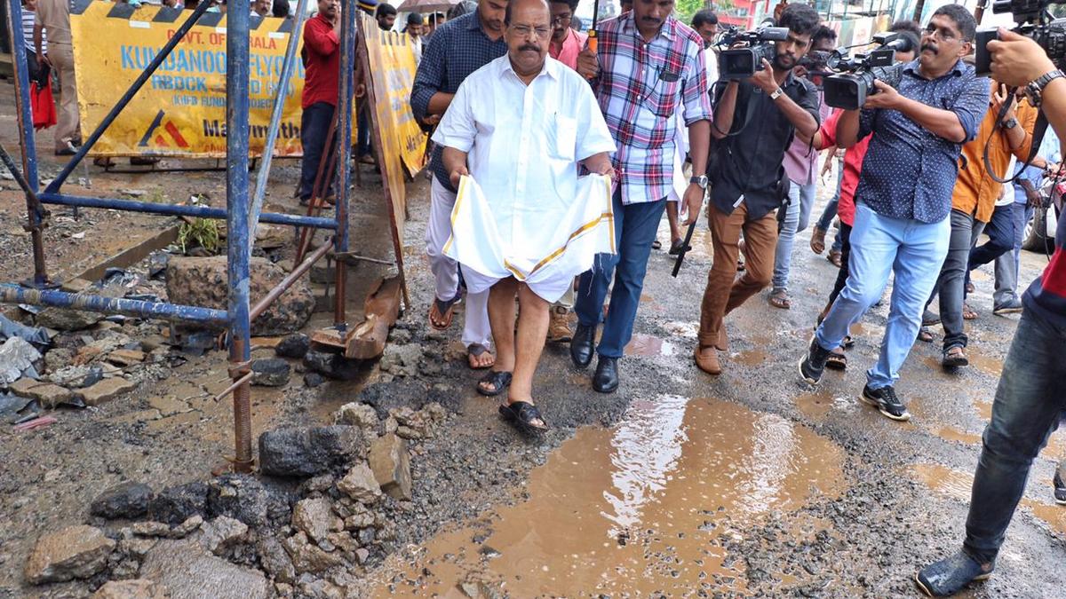 Kerala PWD Minister Sudhakaran blames district administration for