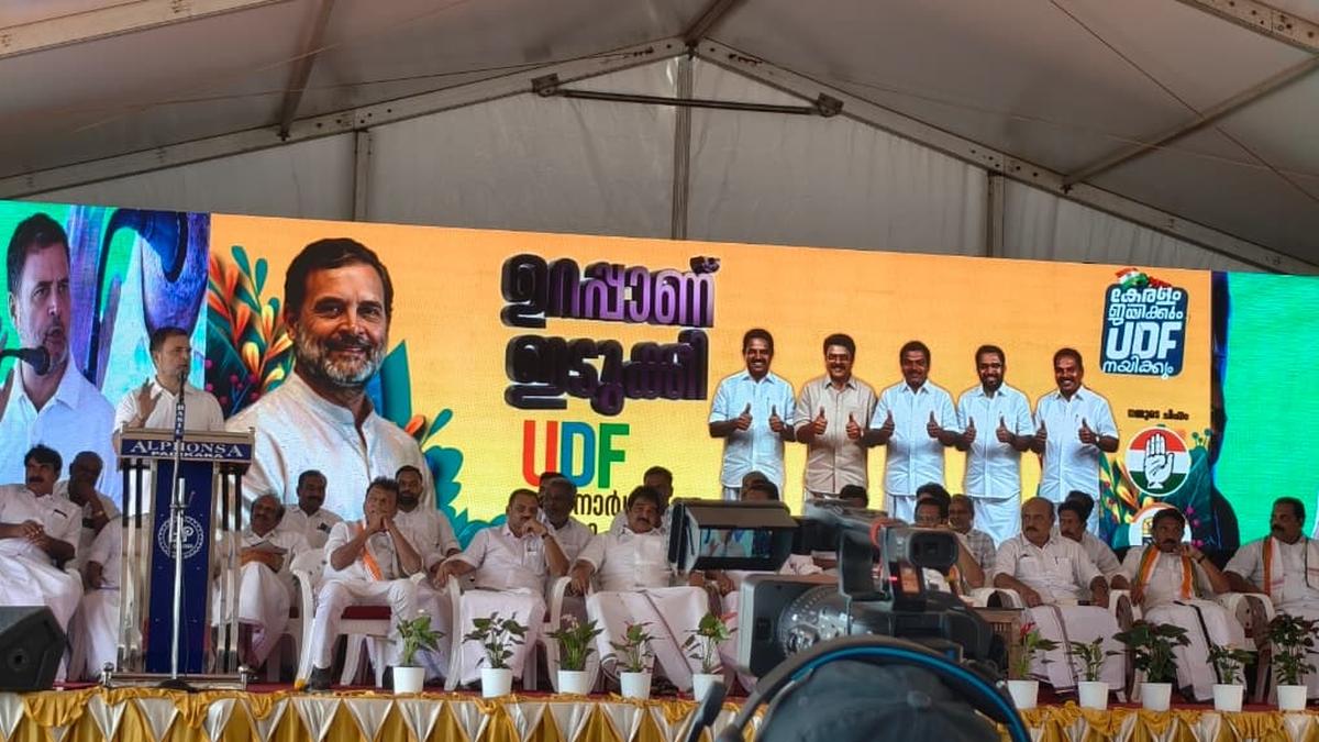 Kerala elections: Rahul Gandhi sharpens attack on LDF and NDA, accuses both fronts of striking ‘covert deal’ Kerala elections: Rahul Gandhi sharpens attack on LDF and NDA, accuses both fronts of striking ‘covert deal’