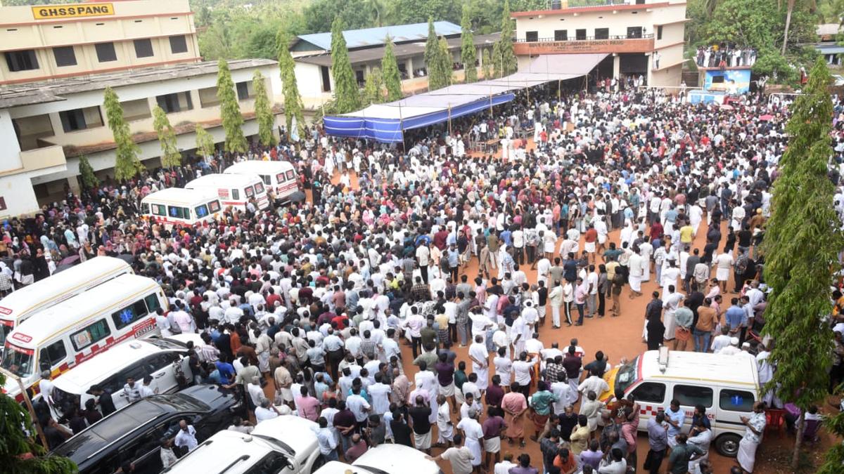 Malappuram’s Pang village bids tearful farewell to nine victims of Valparai tragedy