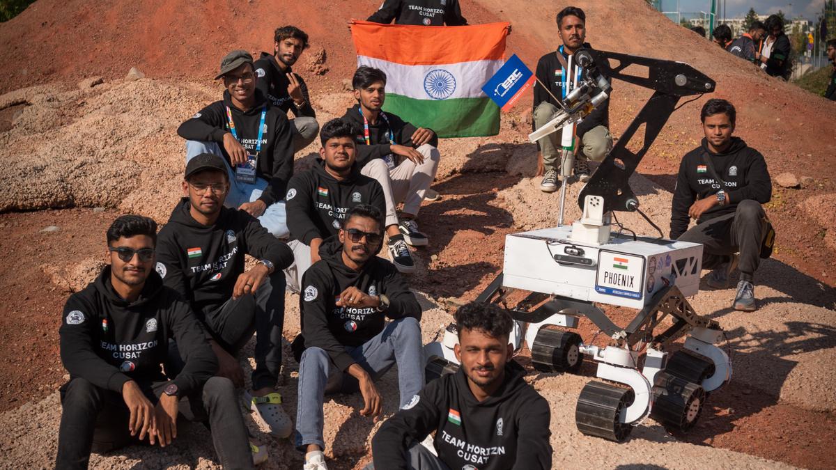 Young innovators of Cusat make a mark at international space-robotic event