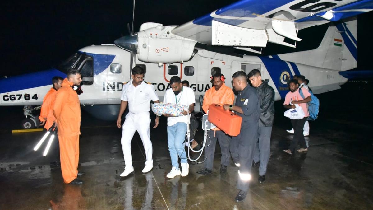Navy, Coast Guard carry out medical evacuation from Lakshadweep