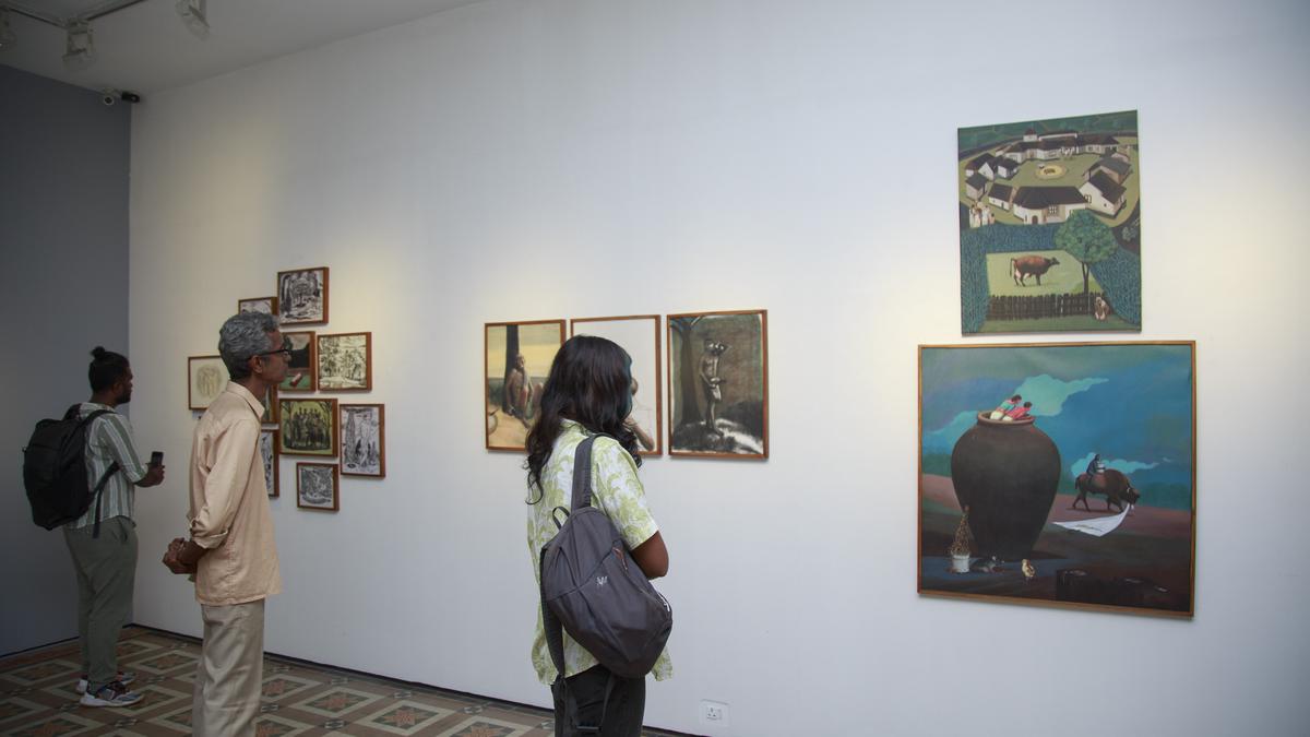 ‘idam Opens At Durbar Hall Art Gallery In Kochi The Hindu