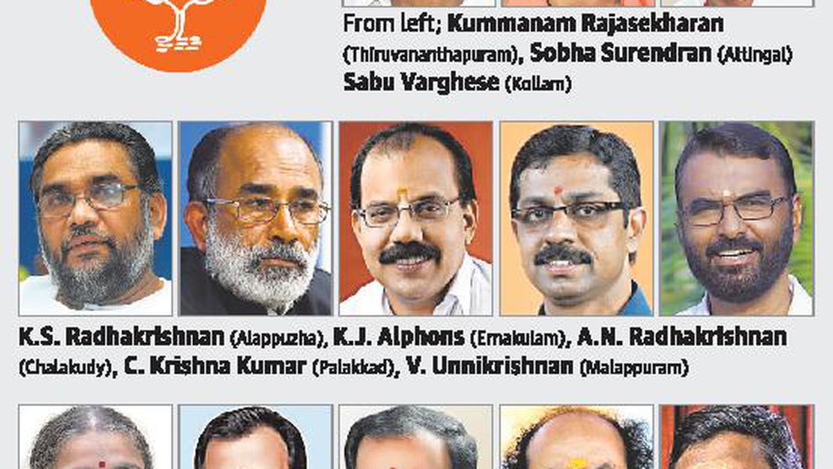 BJP releases list of 13 for State The Hindu