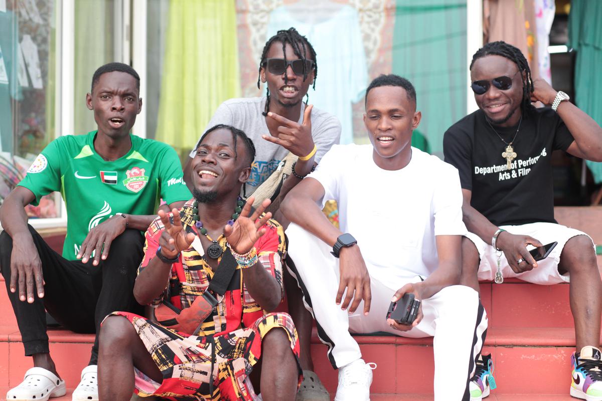Melody Uganda band with their crew