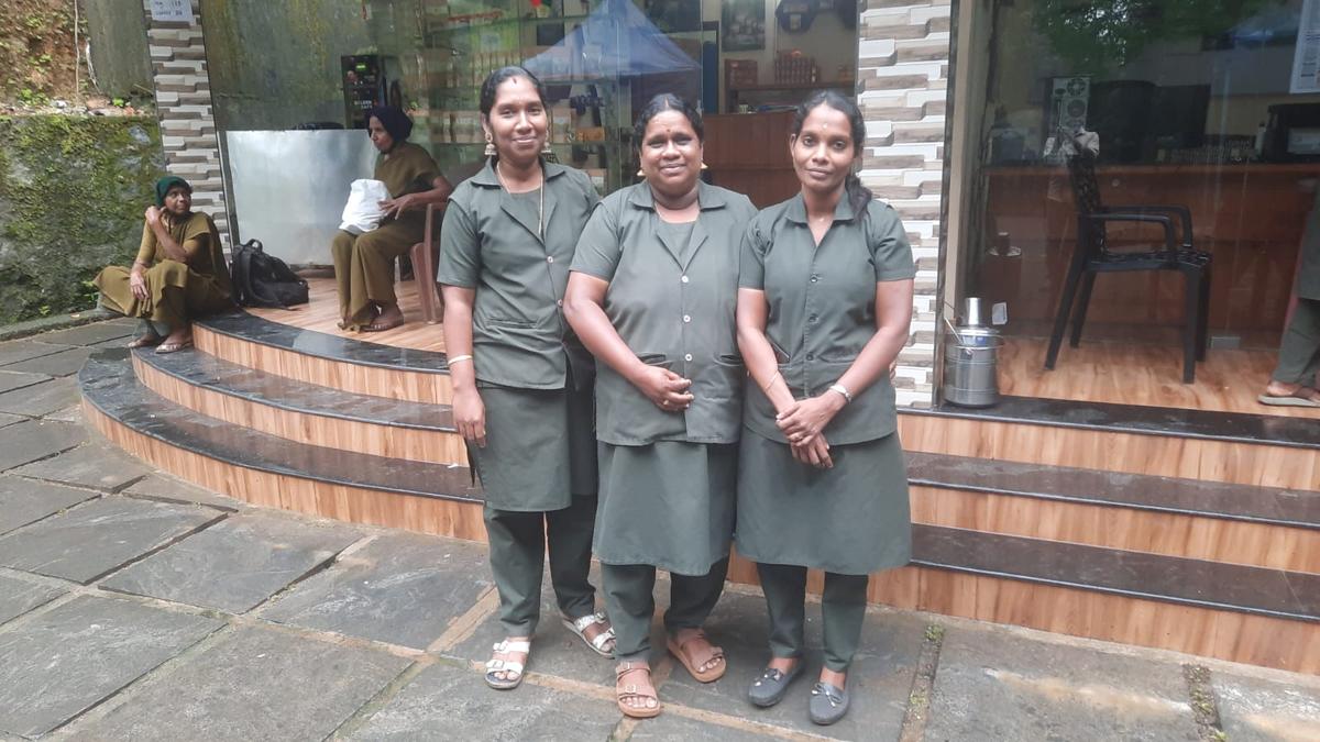 Ponmudi Vanasamrakshana Samiti members Sachithra, Udaya and Saugandhika. Ponmudi Vanasamrakshana Samiti members Sachithra, Udaya and Saugandhika.