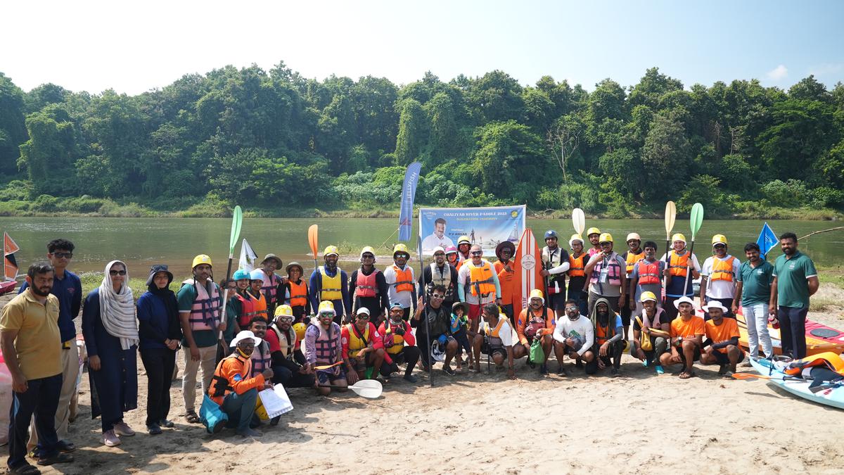 Chaliyar River Paddle begins from Nilambur