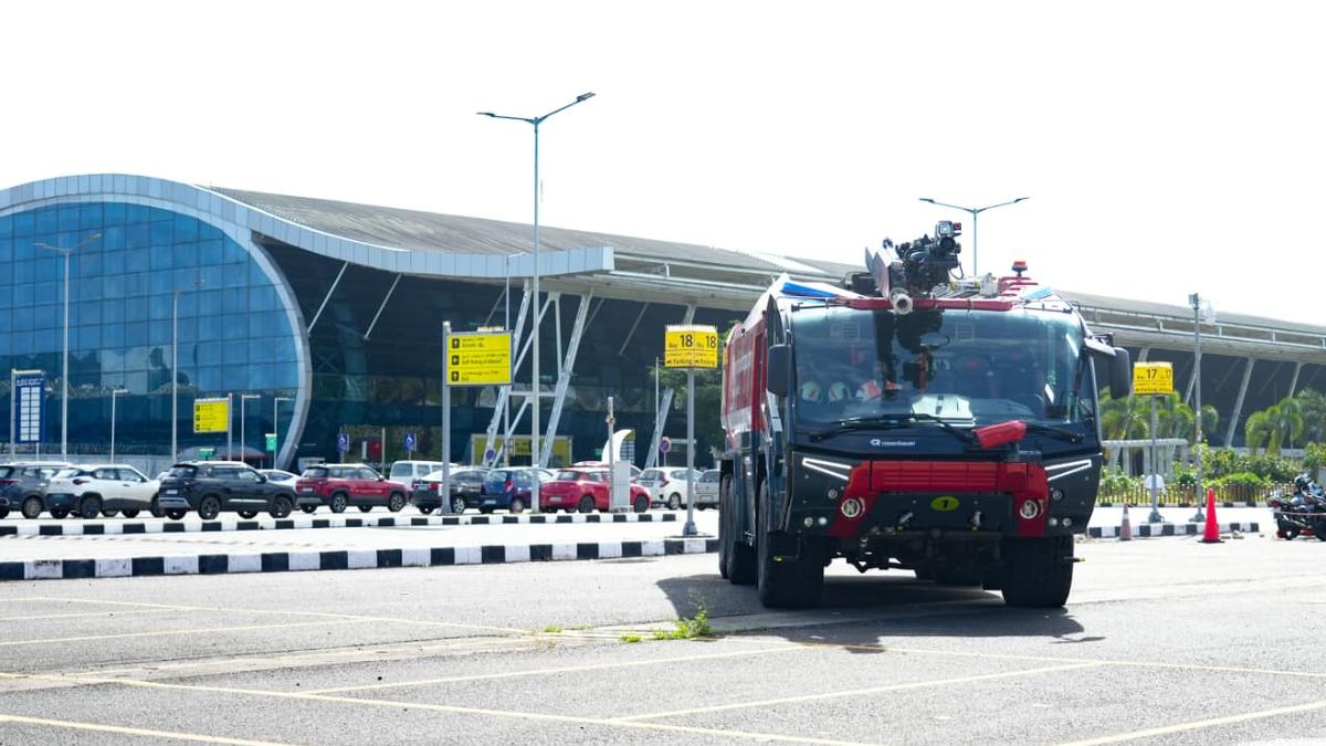 Thiruvananthapuram airport inducts Kerala’s first HRET crash fire tender