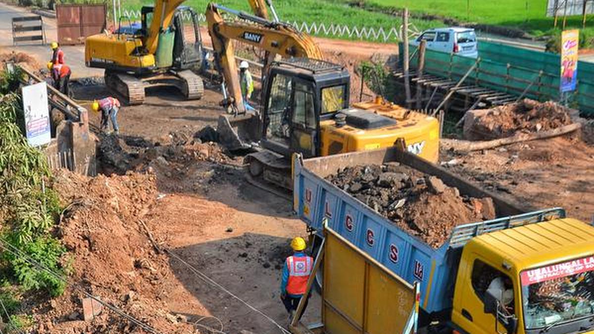 Demolition of Mankombu bridge begins The Hindu
