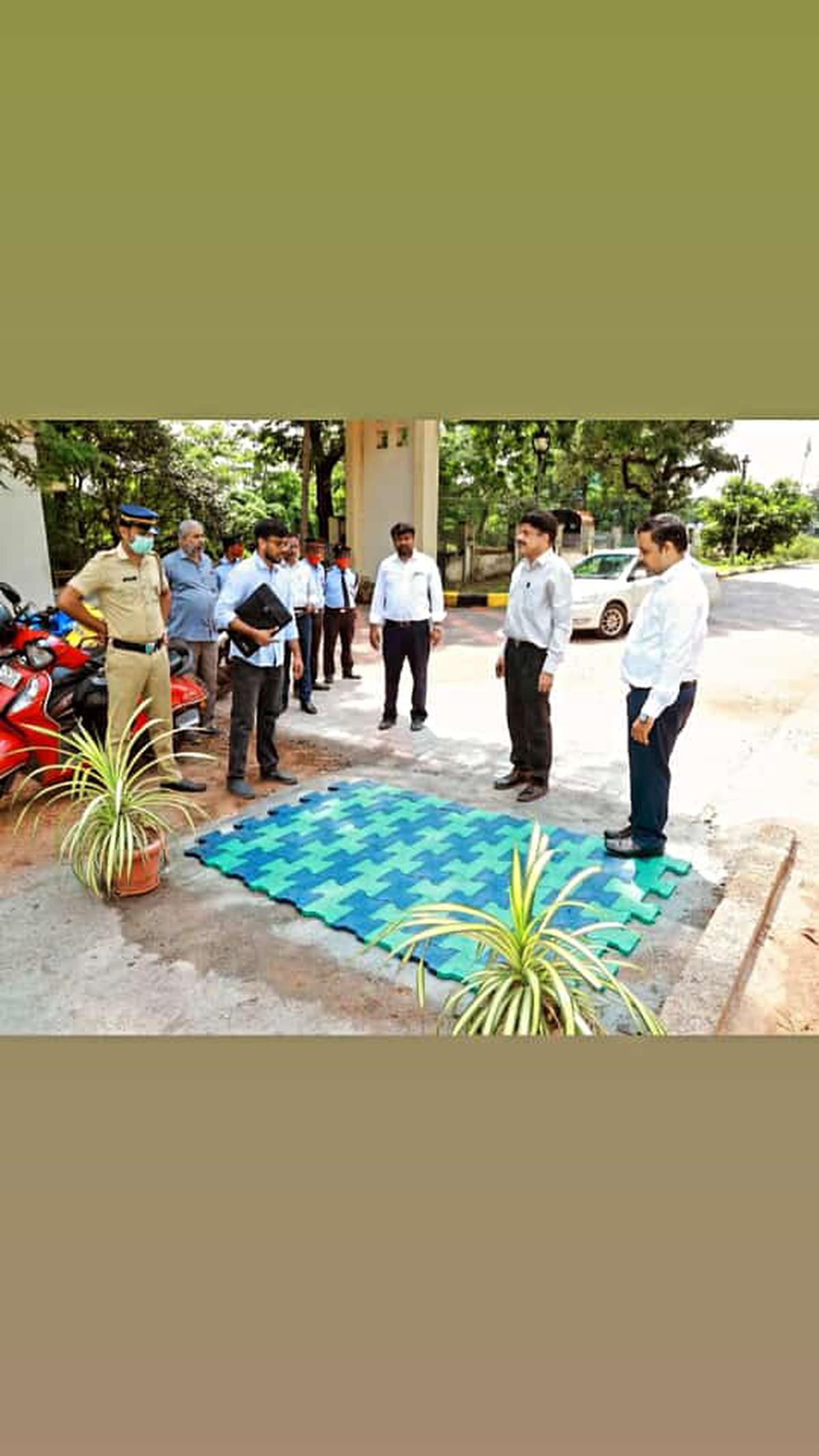 Kochi-based start-up makes interlocking tiles and furniture from plastic waste