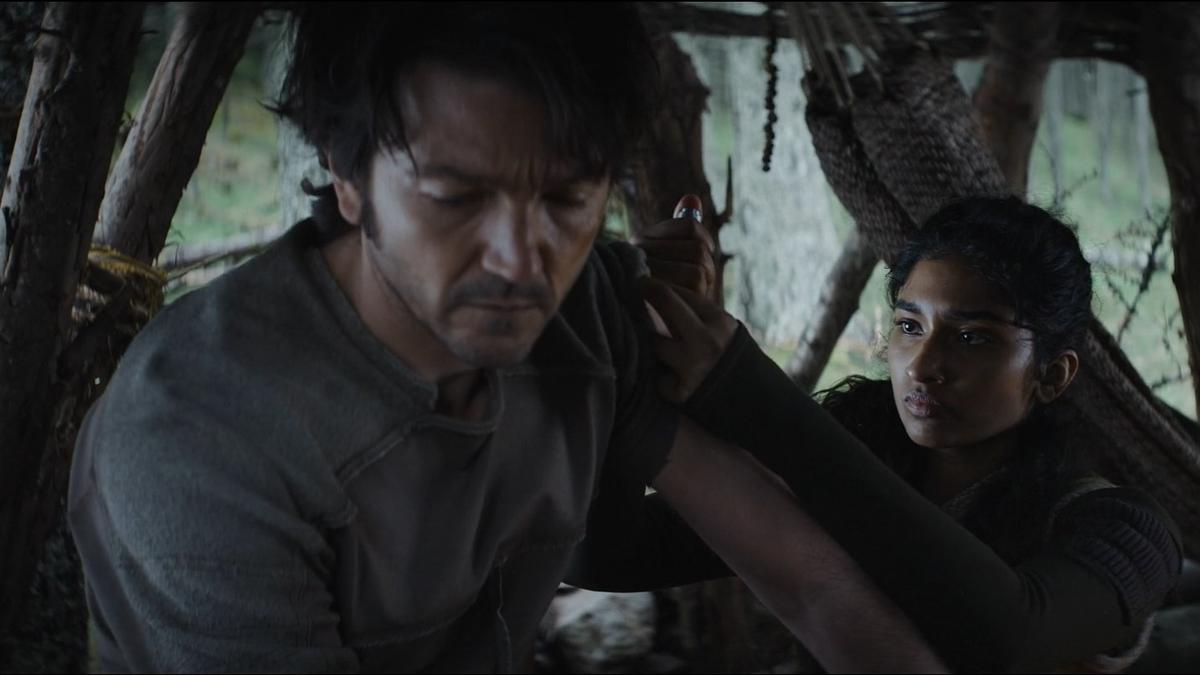 Diego Luna and Varda Setu in 'Andor'