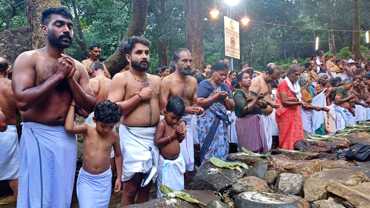 Thousands Offer Balitharpanam at Thirunelly, Wayanad