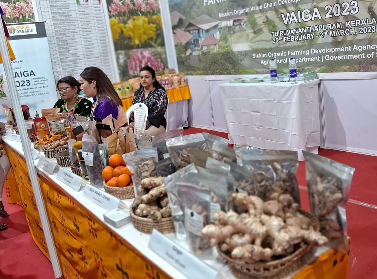 Farm products from Sikkim.