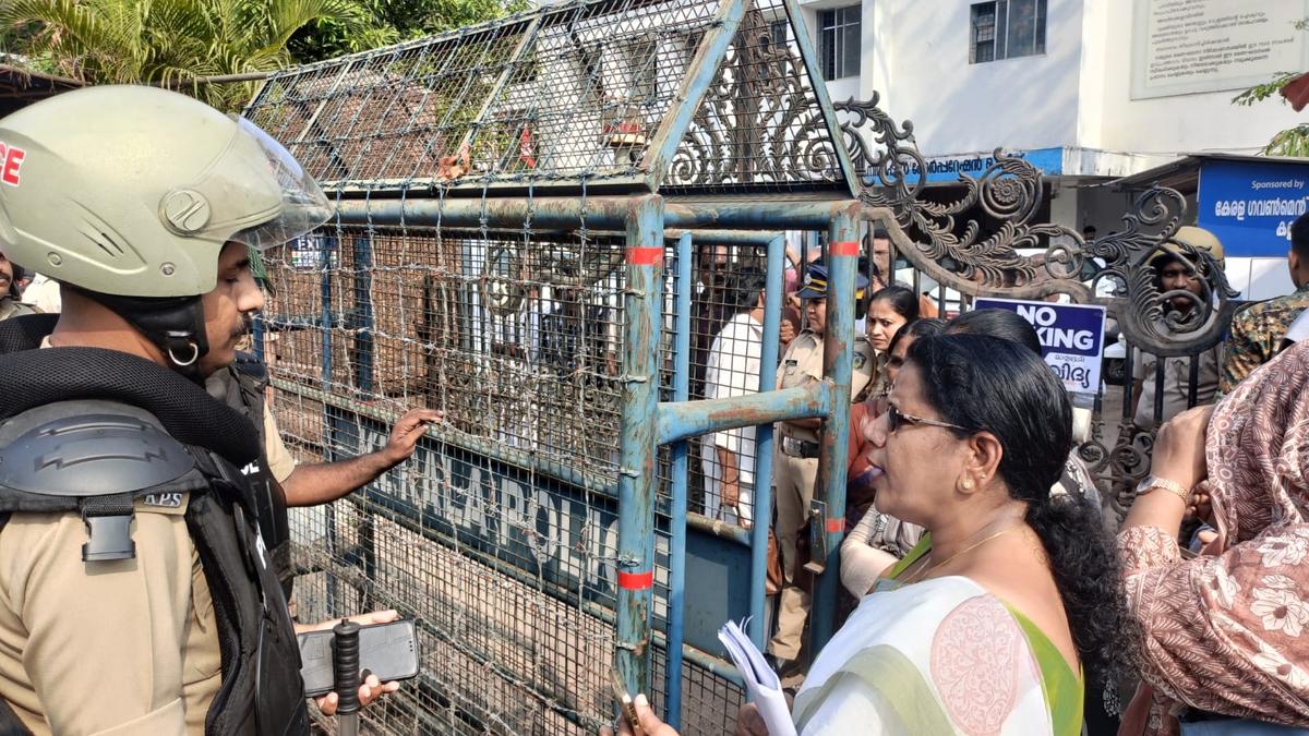 Kannur Mayor injured during LDF siege of Corporation, hospitalised