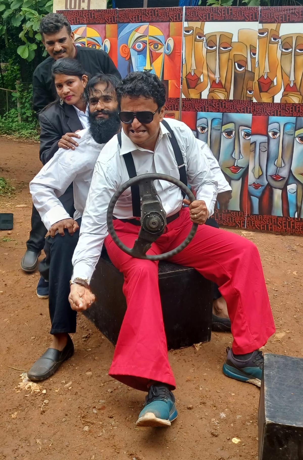 A scene from the UDF street play titled Selfie. A scene from the UDF street play titled Selfie.