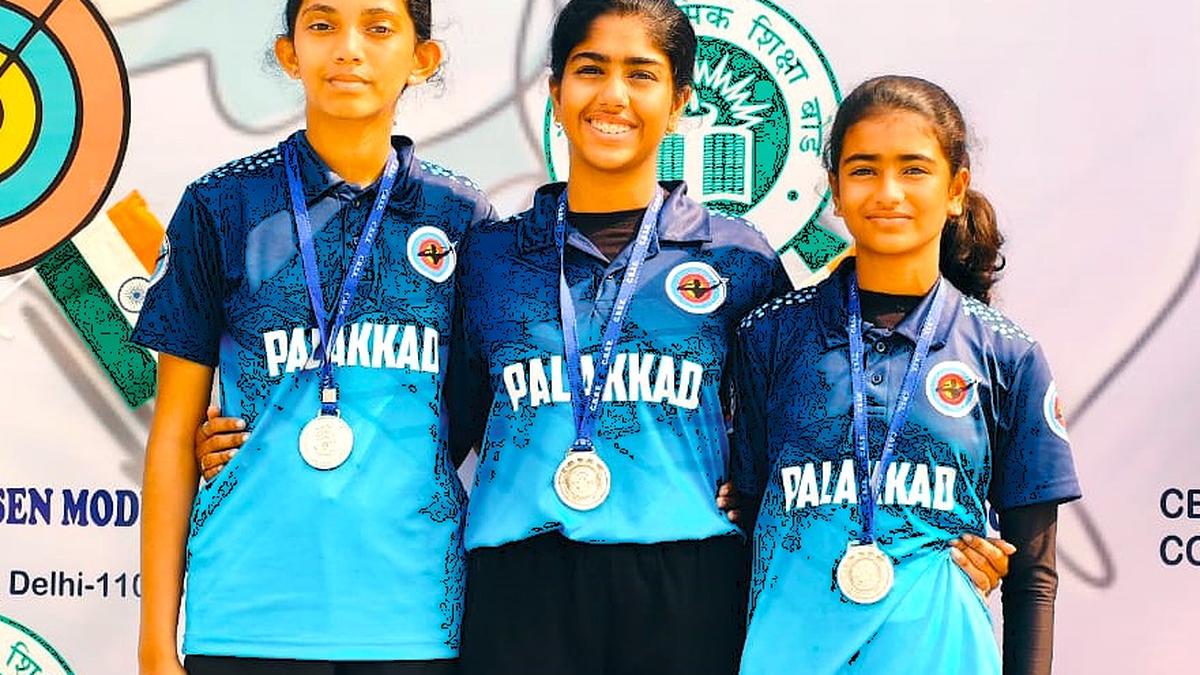 Palakkad girls win silver medal in CBSE archery competition