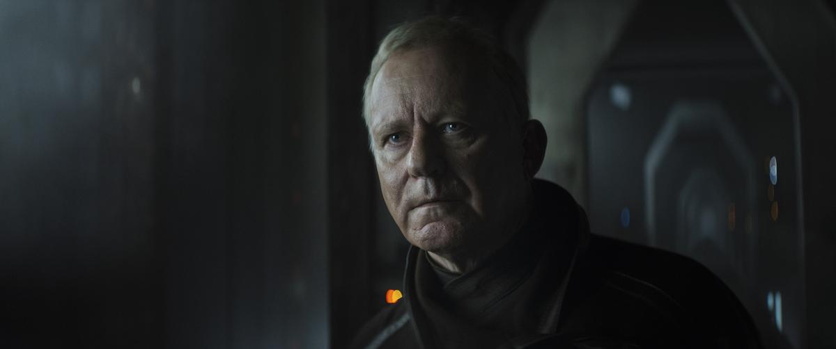 Stellan Skarsgård as Rebel leader Luthien Rael in 'Endor'