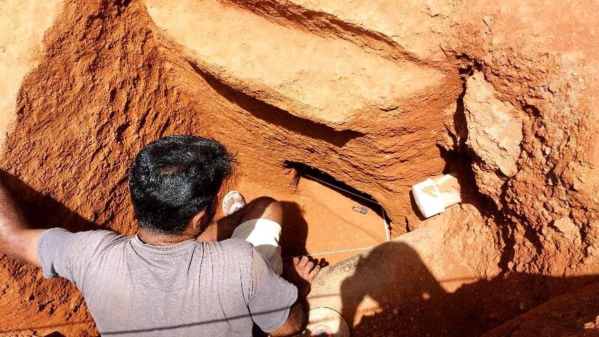 Hat stones in abundance at archaeology site near Tirunavaya