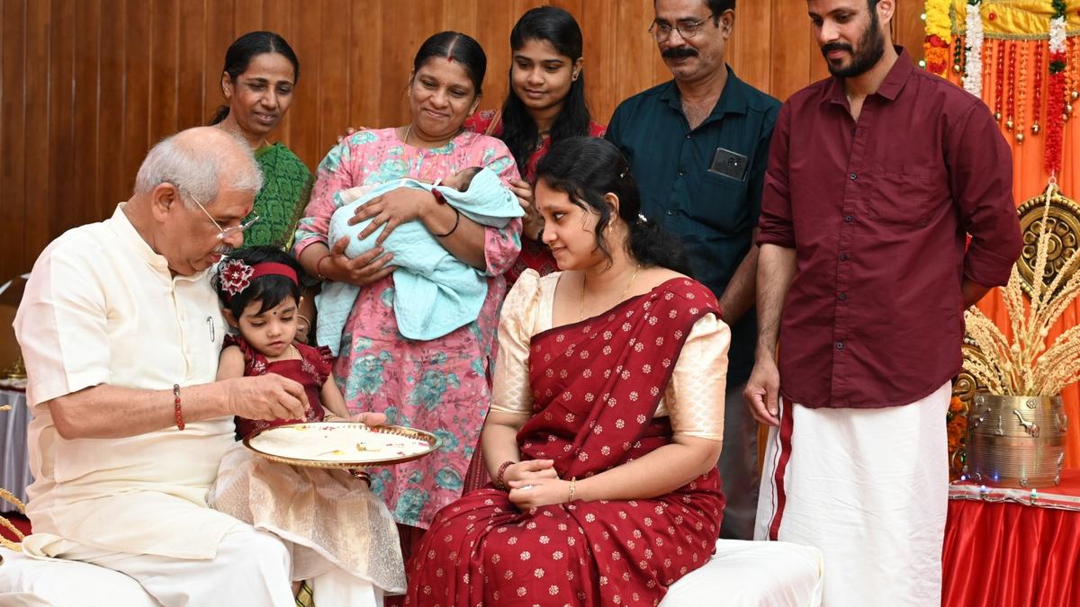 Vidyarambham: Children take baby steps towards world of letters in Kerala