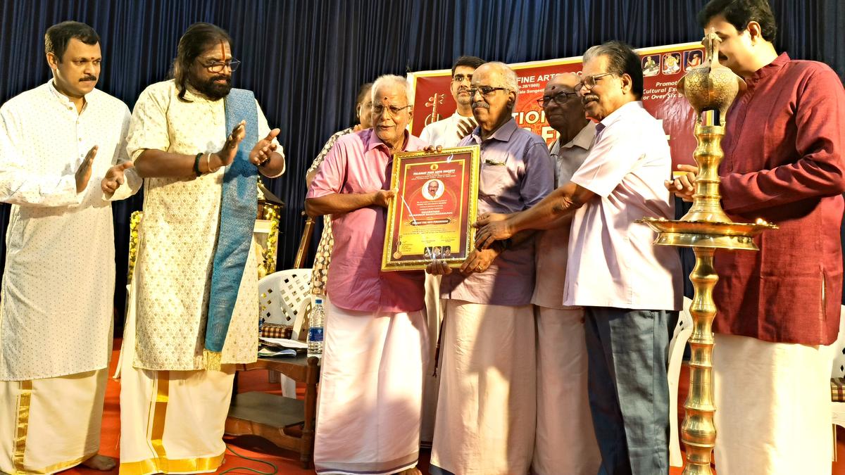 Palghat Fine Arts Society Award for Rajakumaranunni