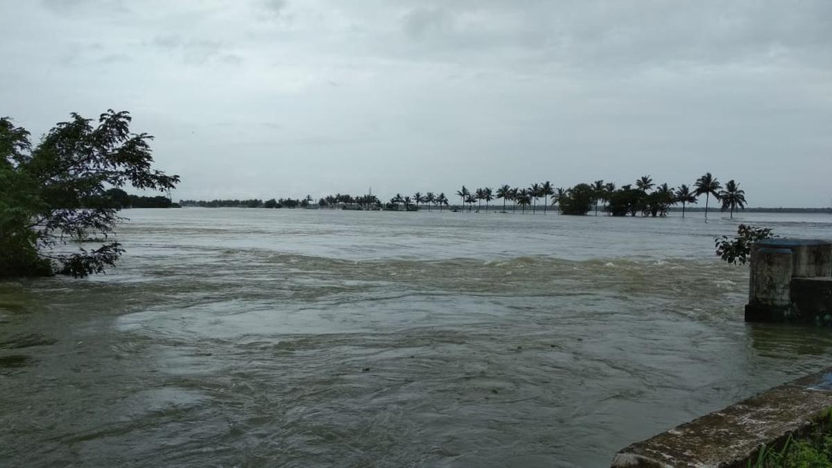 Flood situation grim in southwest parts Thrissur district - The Hindu