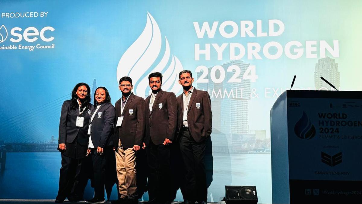 Teachers of Muttathara engineering college participate in World Hydrogen Summit