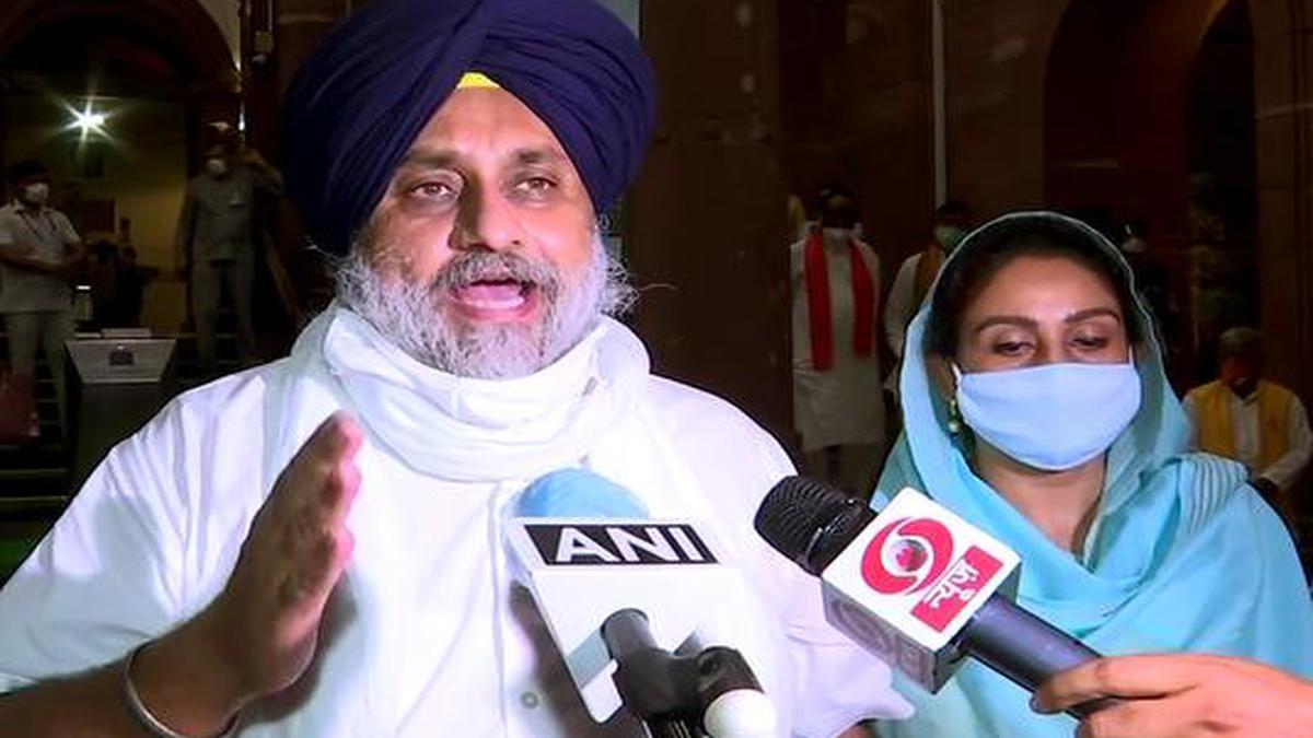 Congress responsible for farm Bills, says Akali Dal