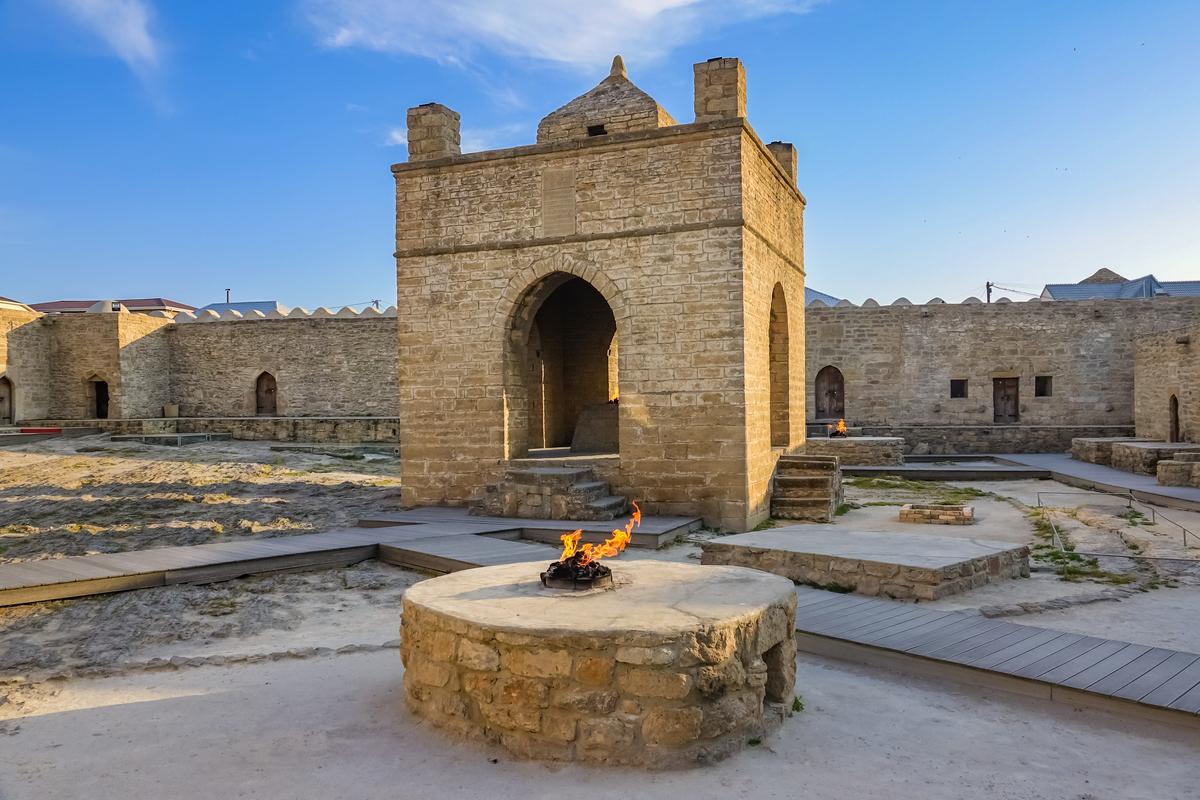 The Ateshgah Fire Temple in Baku. The Ateshgah Fire Temple in Baku.