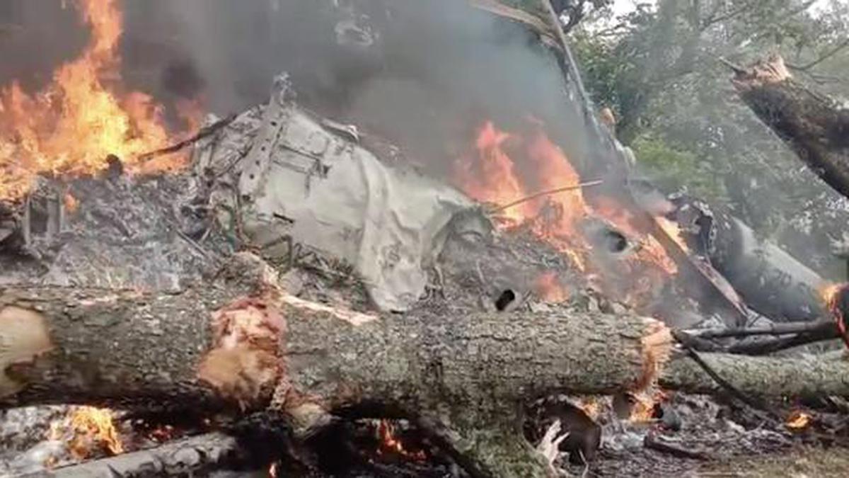 Indian Air Force helicopter crash | Chopper hit tree before crashing: Eyewitness