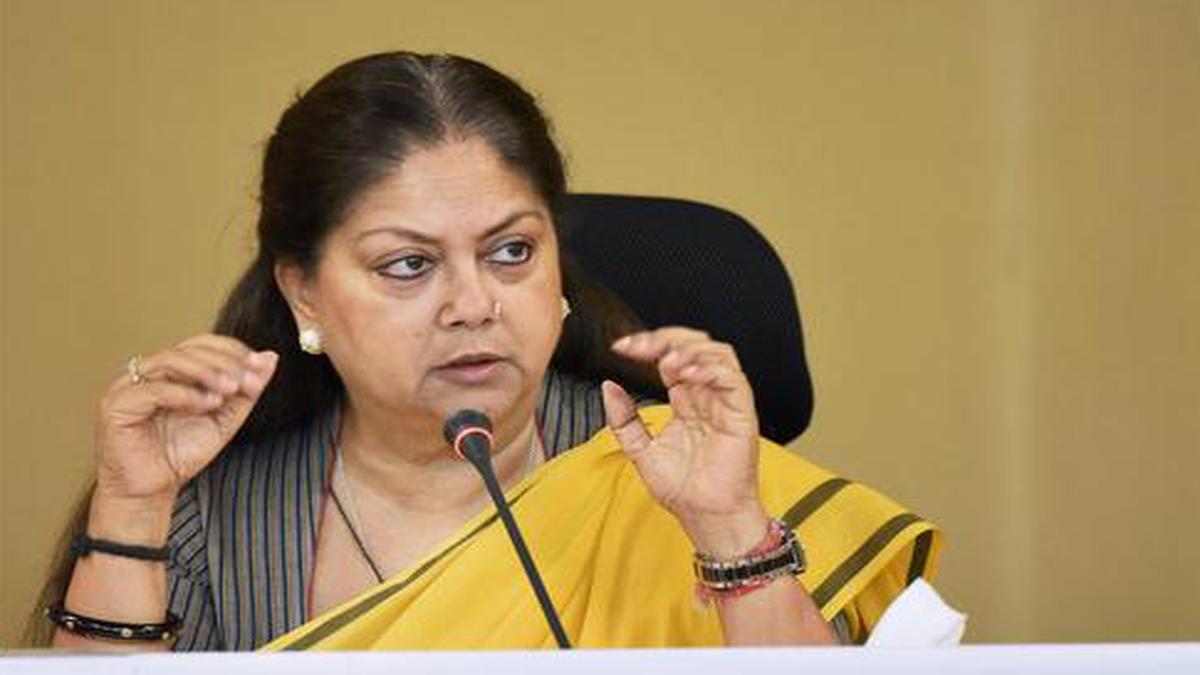 Rajasthan political crisis | Vasundhara Raje breaks silence, says ‘I am with BJP and its ideology’