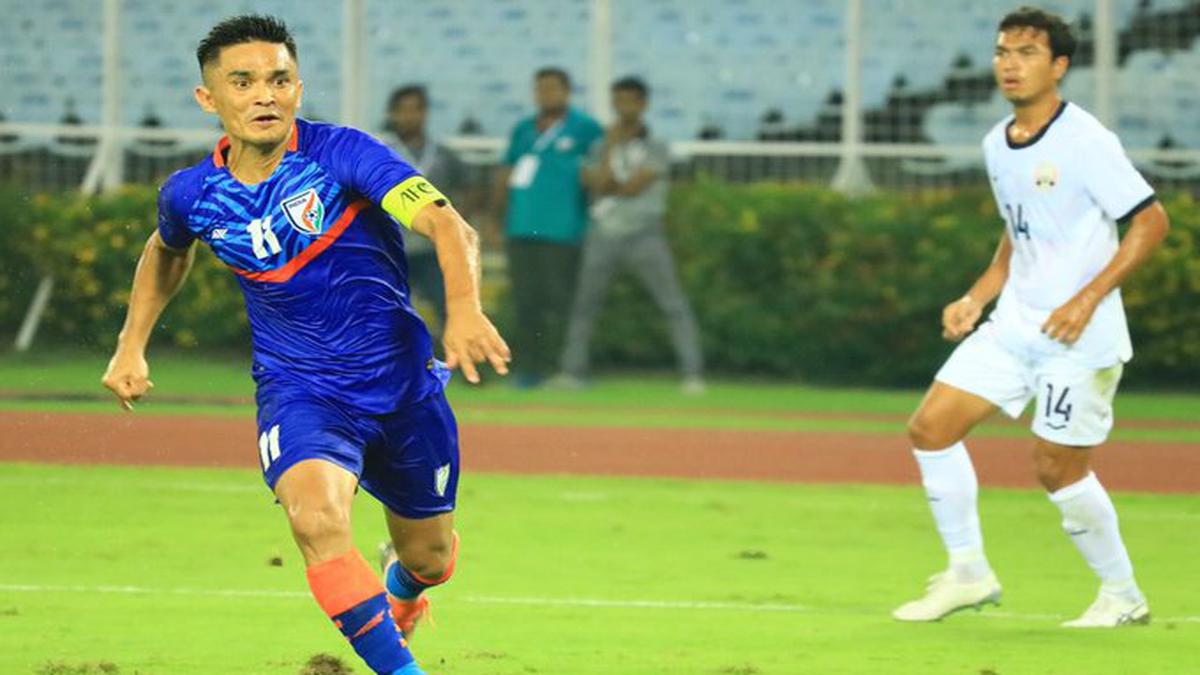 Chhetri scores brace as India beats Cambodia in AFC Asian Cup qualifier