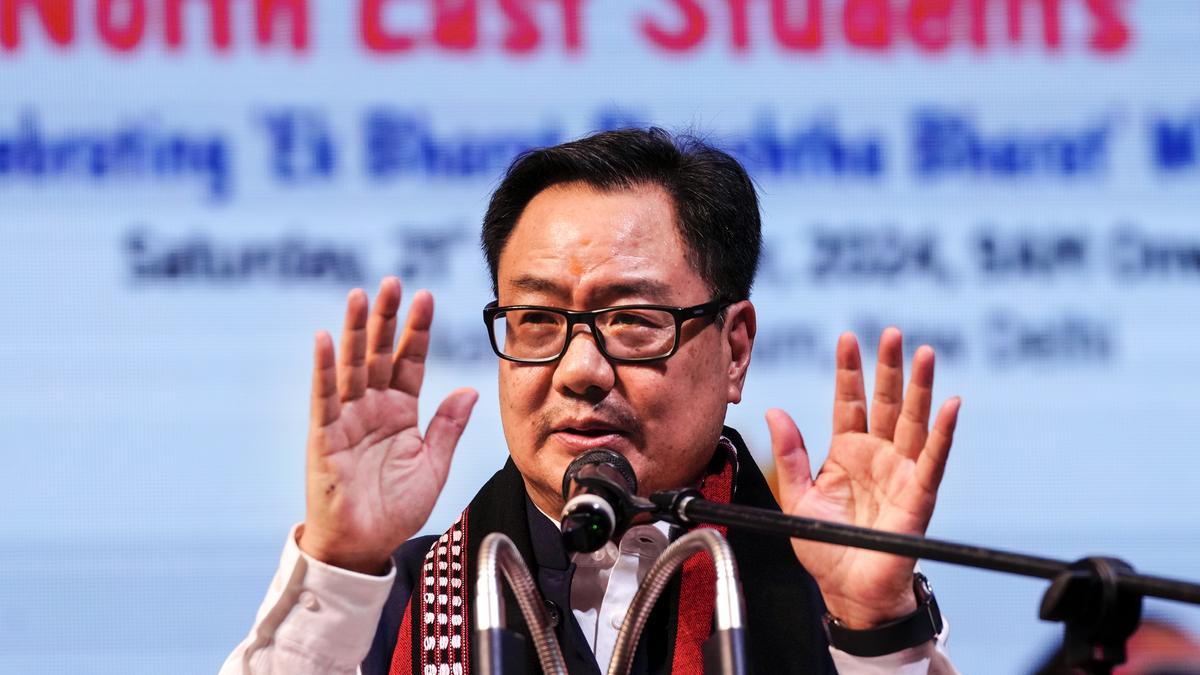 Manipur violence: Shun violence, find lasting peace through talks, says Kiren Rijiju