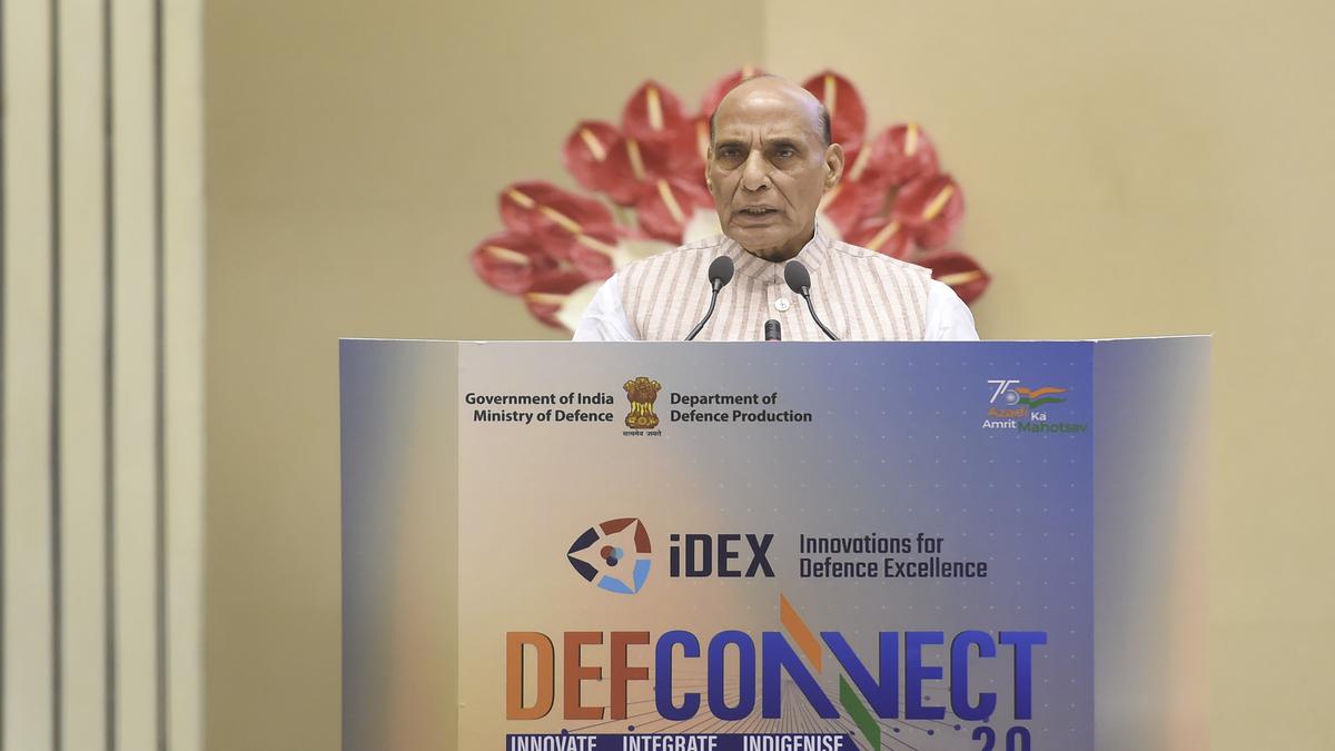 Rajnath unveils schemes to encourage defence start ups